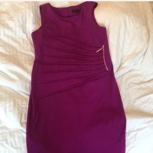 Plum cocktail dress